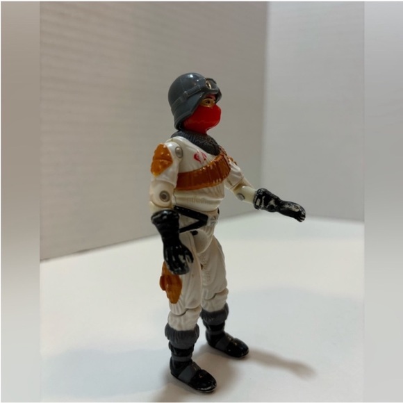 Vintage 1987 GI Joe Cobra Ice Viper with helmet V1 ARAH action figure by Hasbro - Picture 11 of 12